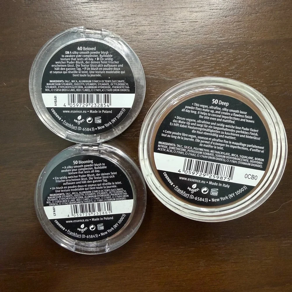 New Essence The Blush and MySkin Perfector Loose Powder Bundle